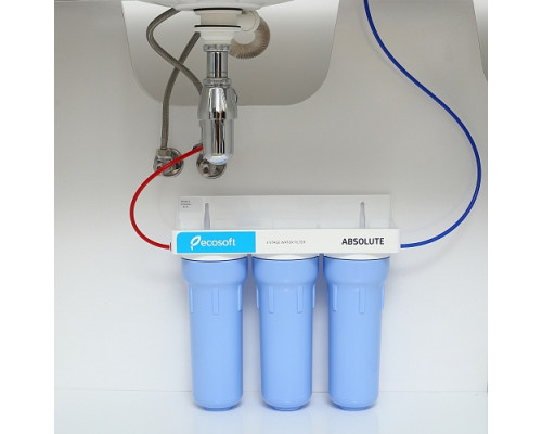 Тройной фильтр воды Absolute от жесткости и железа