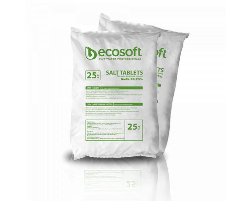 Таблетированная соль ECOSIL 25 кг